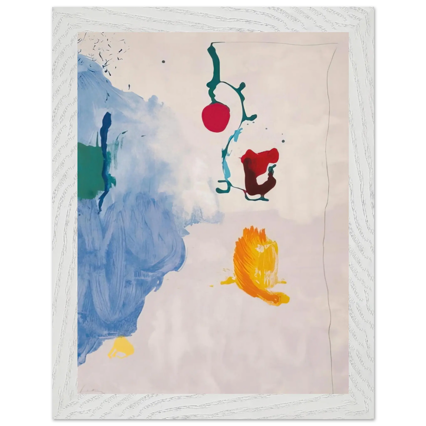 Helen Frankenthaler - Eve - 1995 Wall art - 60x80 cm / 24x32 Inches - Fine Art Poster - -