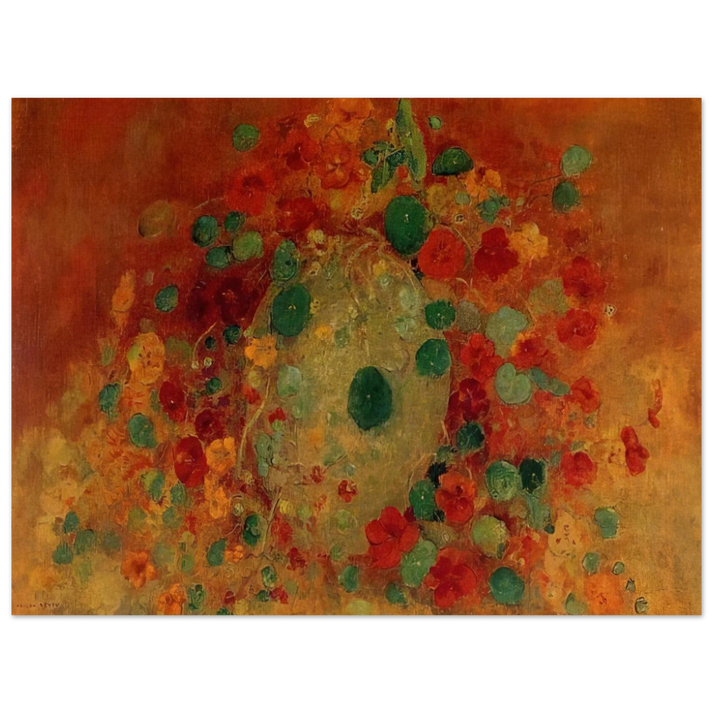 Odilon Redon - NASTURTIUMS  75x100 cm / 30x40inches Fine Art Poster