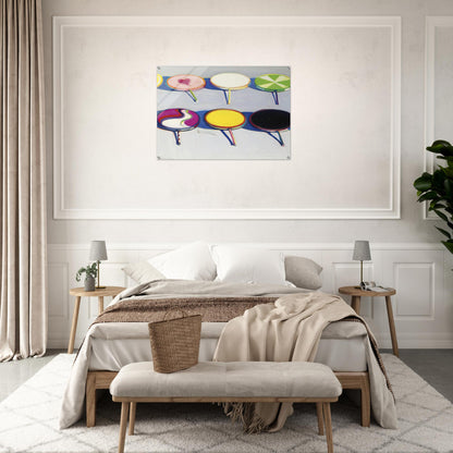 Seven Suckers - 1970 - Wayne Thiebaud Acrylic Print - 70x100 cm / 28x40″ inches