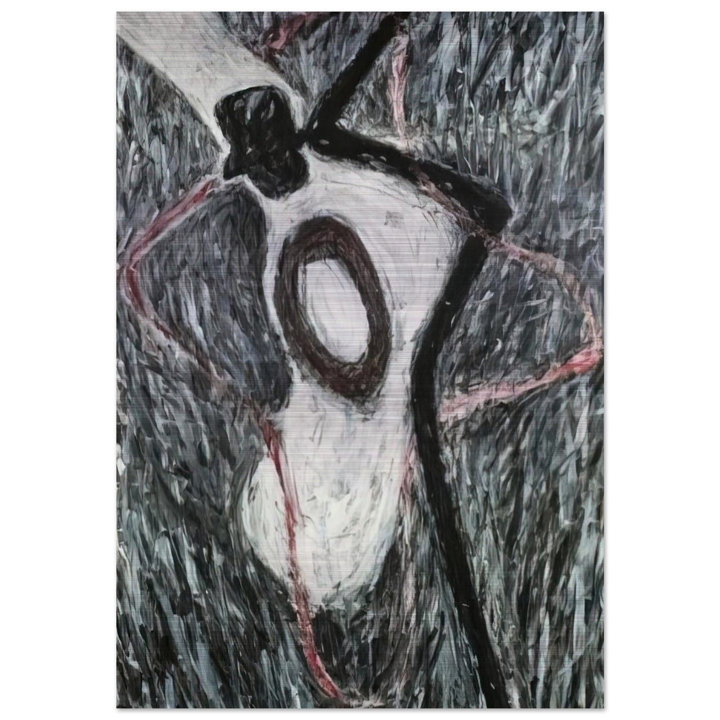 FEBRUARY 1981 - Susan Rothenberg Brushed Aluminum Print - 70x100 cm / 28x40 inches | Susan Rothenberg Aluminum Print | Susan Rothenberg Prints