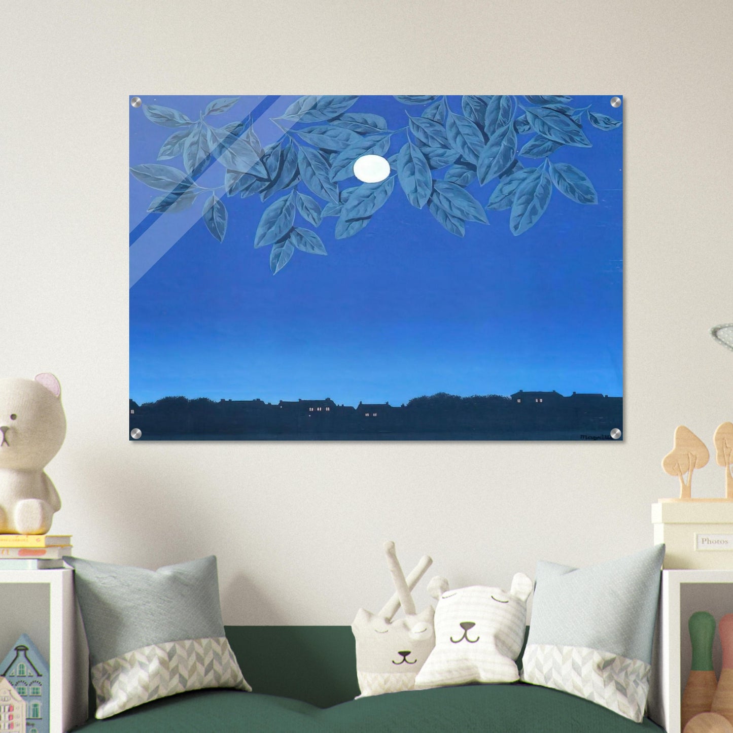 THE BLANK PAGE 1967 - Rene Magritte Acrylic Print - 70x100 cm / 28x40″ inches