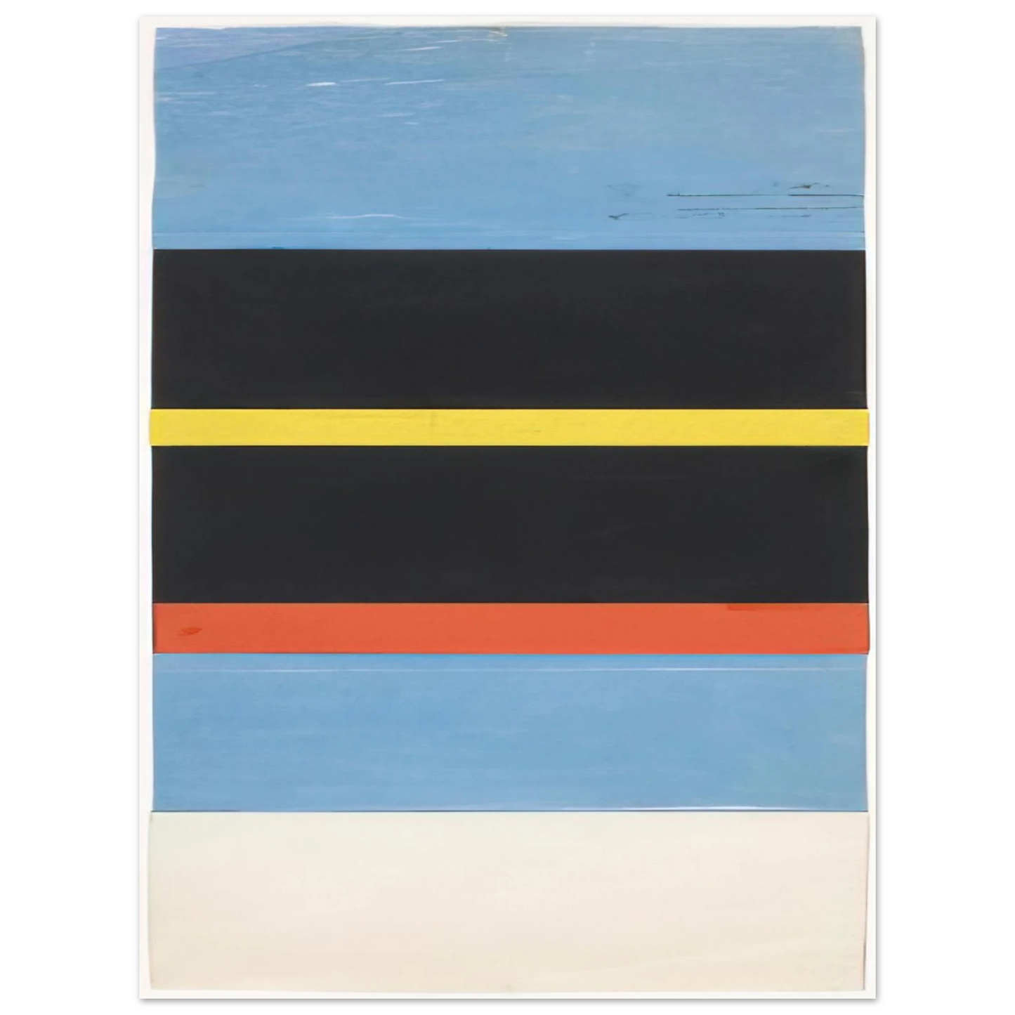 Ellsworth Kelly - Boats in Sanary Harbor  75x100 cm / 30x40inches Fine Art Poster