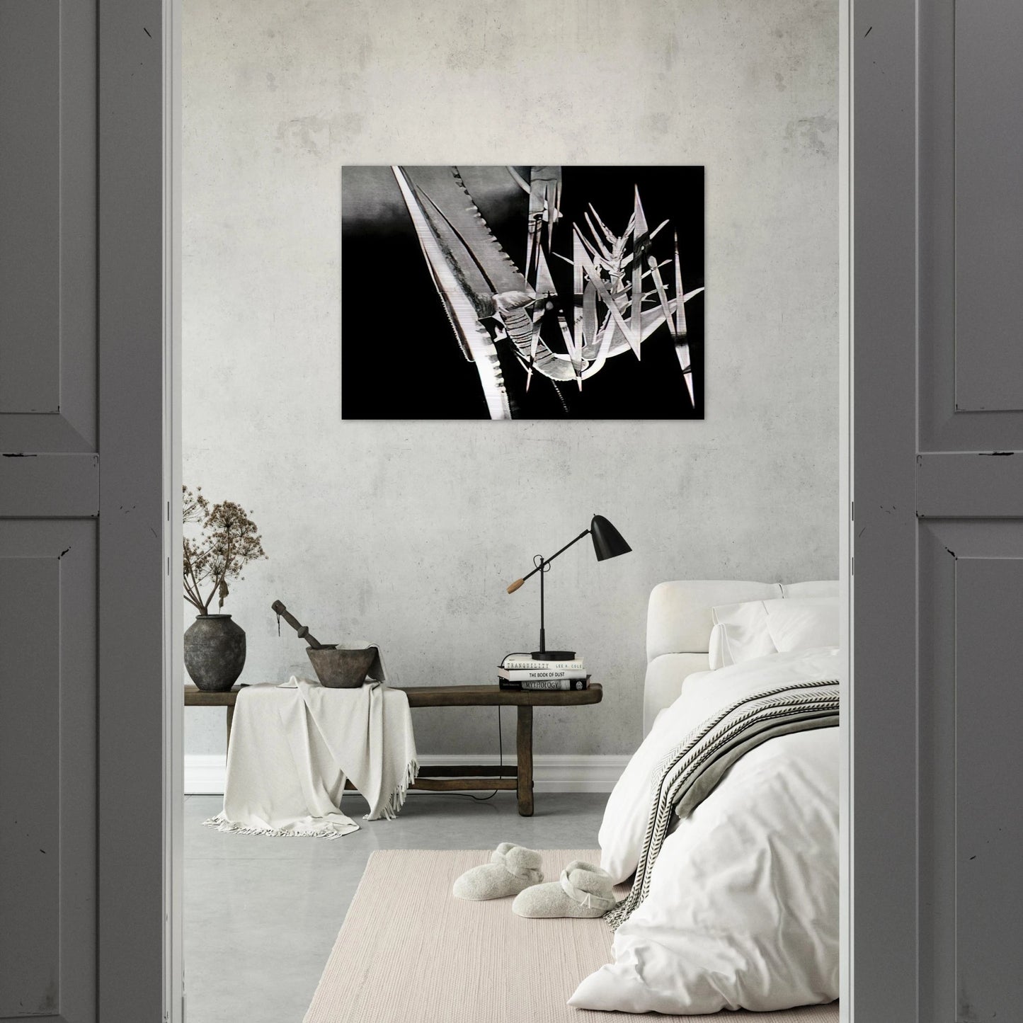 The Prickly Dark - James Rosenquist Brushed Aluminum Print - 70x100 cm / 28x40 inches | James Rosenquist Aluminum Print | James Rosenquist Prints