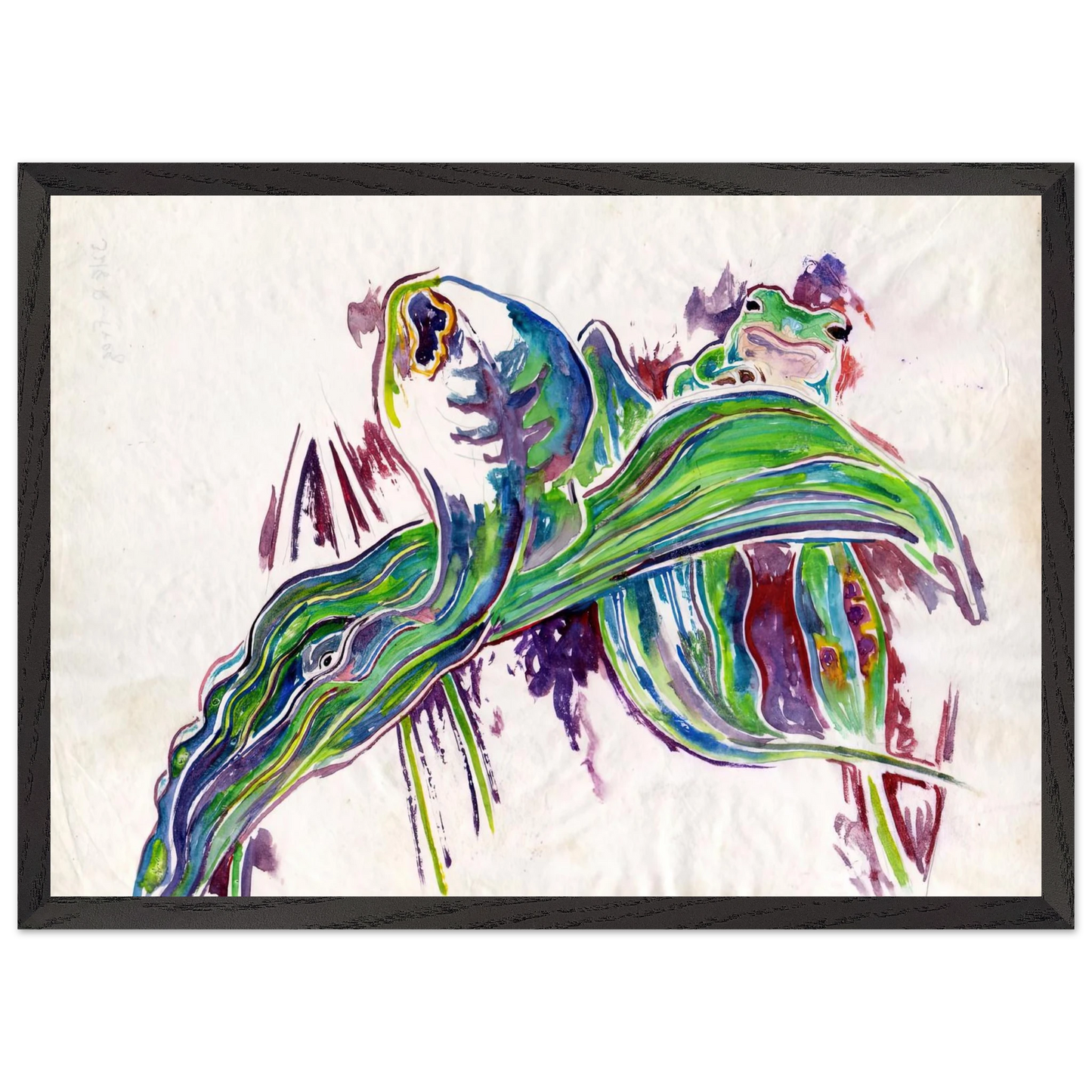 Walter Inglis Anderson - Walter Anderson Wall art - 50x70 cm / 20x28 inches - Premium Wooden Framed Poster With Fine Art Paper-canvas - White frame