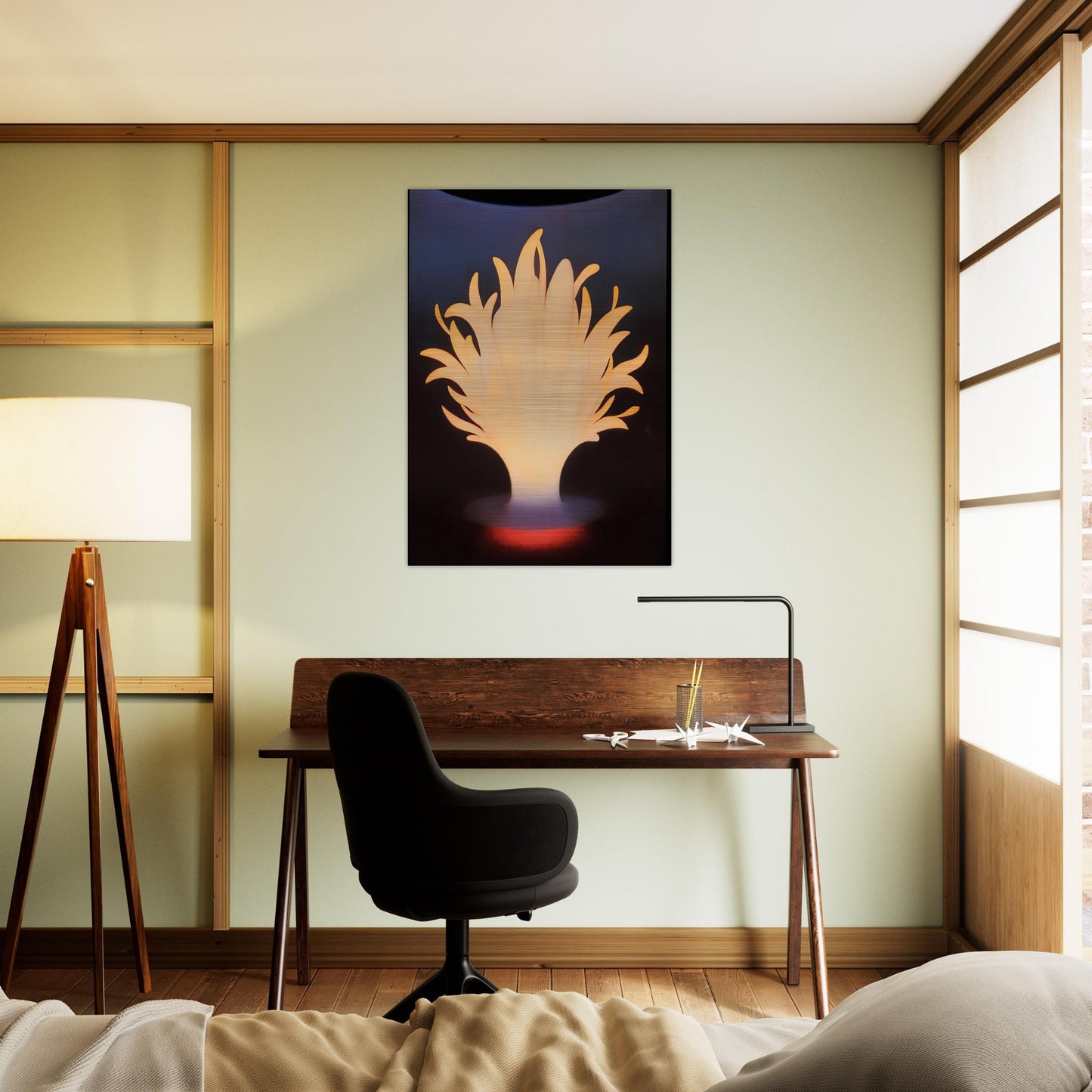 The Voice - 1930 - Agnes Lawrence Pelton Brushed Aluminum Print - 70x100 cm / 28x40 inches | Agnes Lawrence Pelton Aluminum Print | Agnes Lawrence Pelton Prints