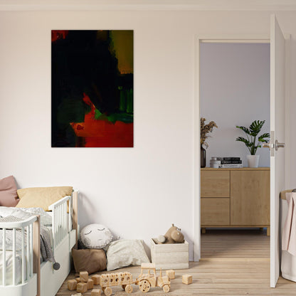Nocturnal Splendor - Hans Hofmann Brushed Aluminum Print - 70x100 cm / 28x40 inches | Hans Hofmann Aluminum Print | Hans Hofmann Prints