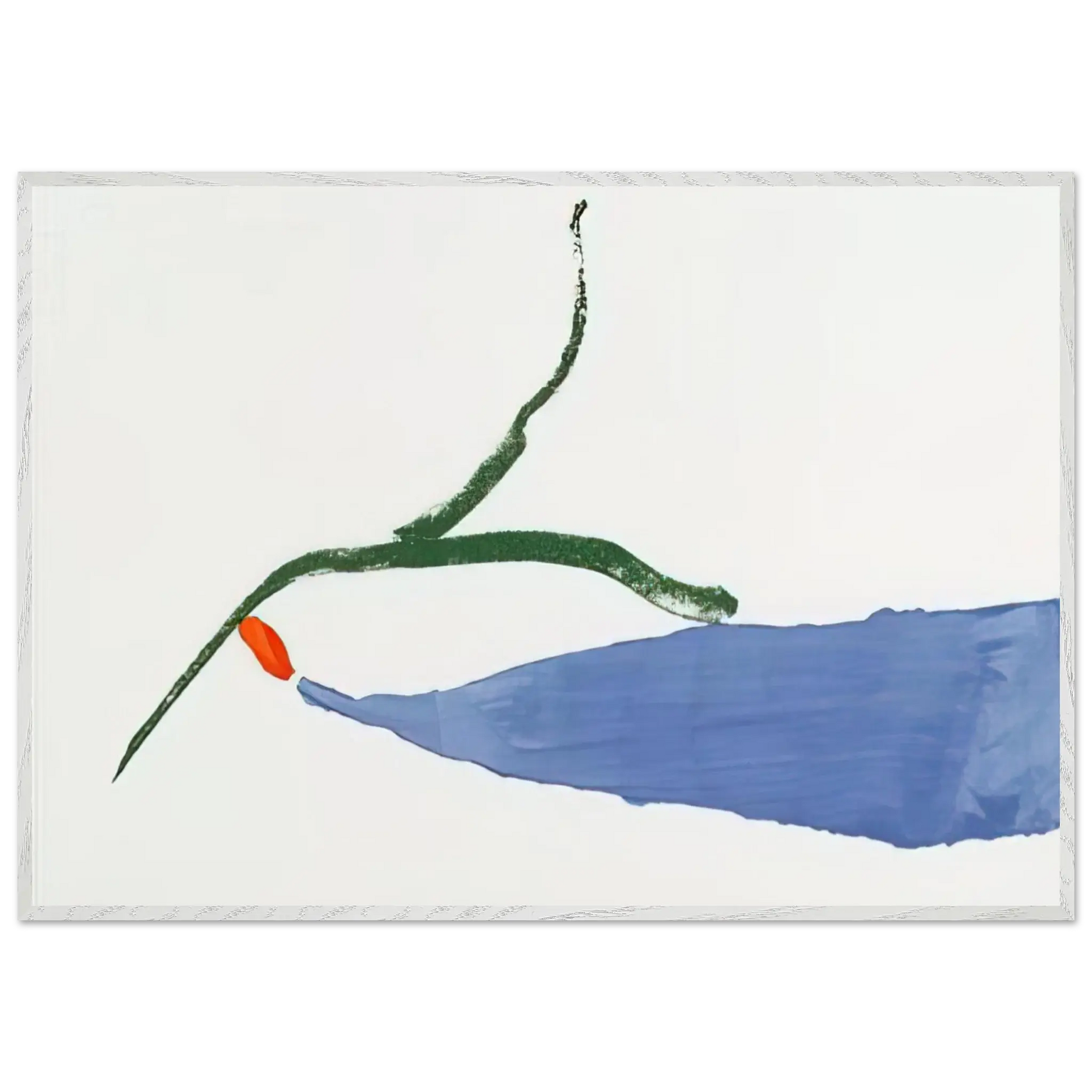 Helen Frankenthaler - A Little Zen - 1970 Wall art - 60x80 cm / 24x32 Inches - Premium Wooden Framed Poster With Fine Art Paper - Black frame