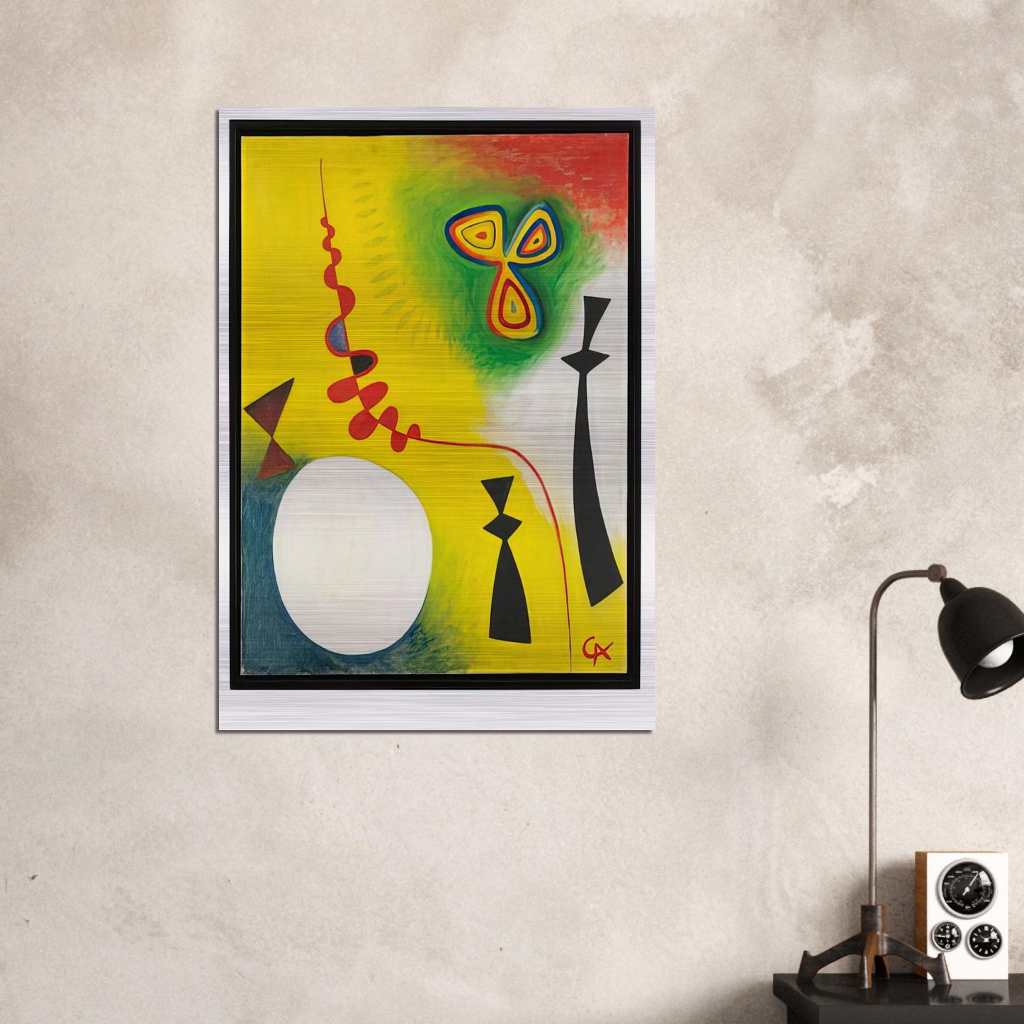 FETISHES 1944 - Alexander Calder Brushed Aluminum Print - 70x100 cm / 28x40 inches | Alexander Calder Aluminum Print | Alexander Calder Prints
