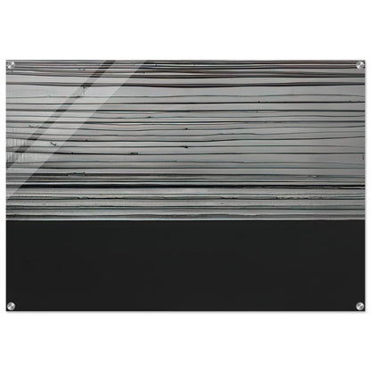 Peinture 12 November 2008 diptyque - 2008 - Pierre Soulages Acrylic Print - 70x100 cm / 28x40″ inches
