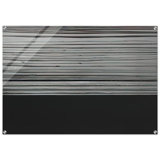 Peinture 12 November 2008 diptyque - 2008 - Pierre Soulages Acrylic Print - 70x100 cm / 28x40″ inches