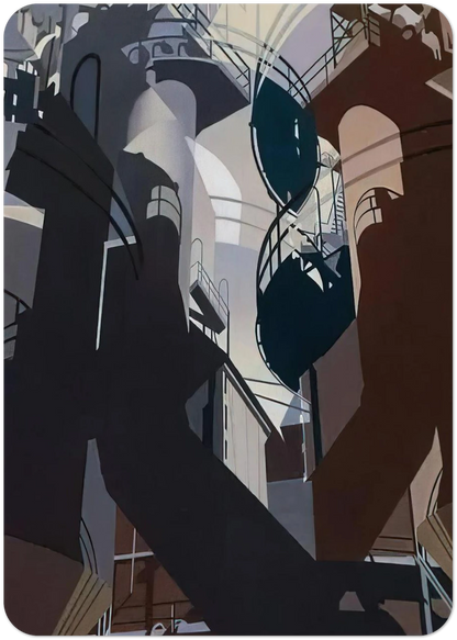 Ore Into Iron - 1953 By Charles Sheeler Pack of 10 Post Cards | Charles Sheeler Post Cards | A6 (10.5 x 14.8 cm) - 4.1 x 5.8 inches