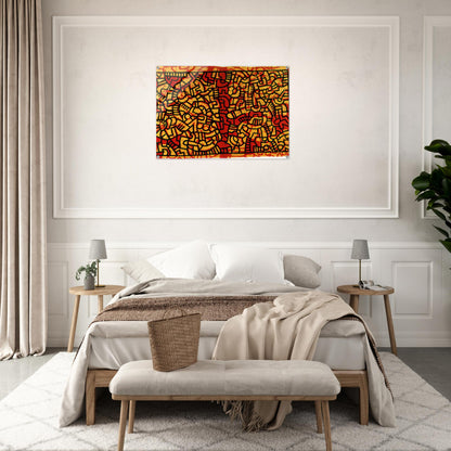 UNTITLED 1979 - Keith Haring Acrylic Print - 70x100 cm / 28x40″ inches