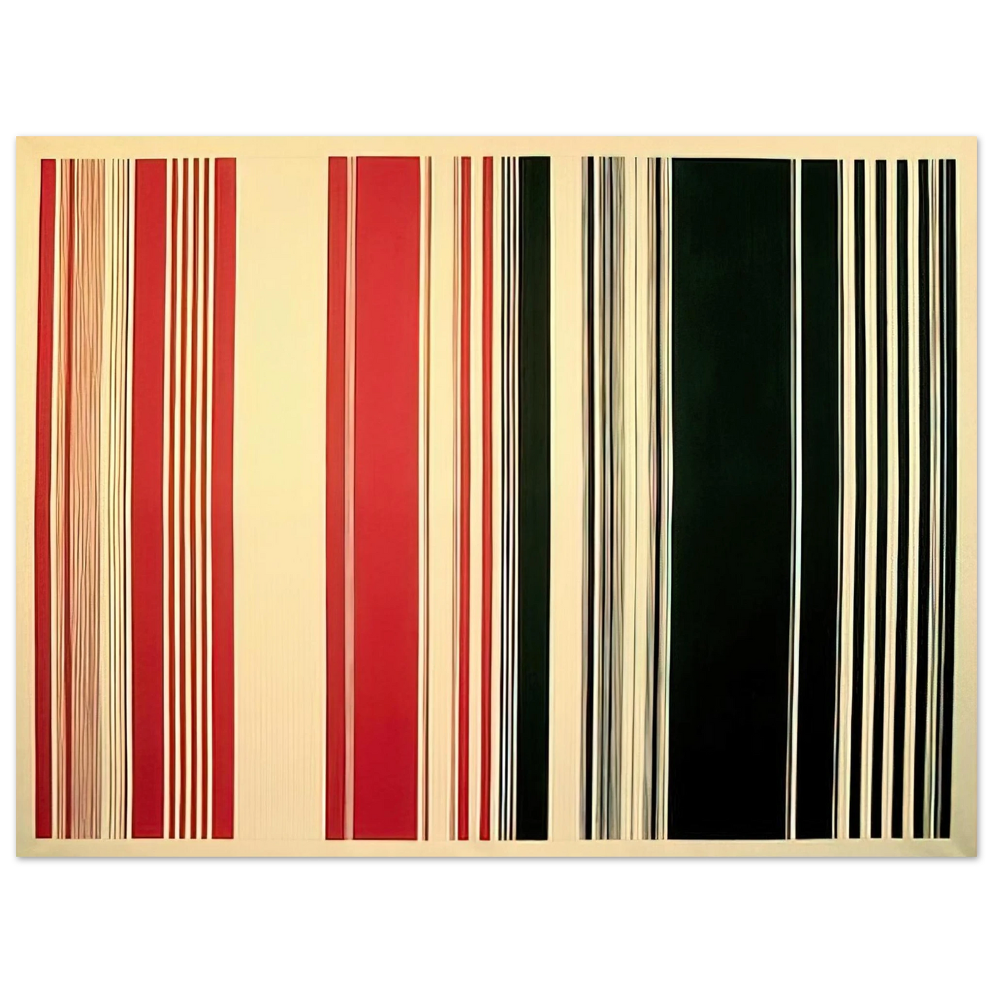 Gene Davis - Concord - 1982  75x100 cm / 30x40inches Fine Art Poster
