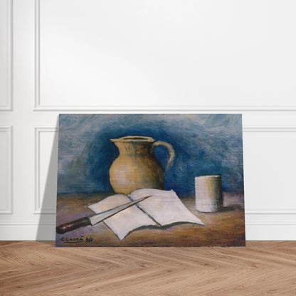 NATURA MORTA - Carlo Carra Brushed Aluminum Print - 70x100 cm / 28x40 inches | Carlo Carra Aluminum Print | Carlo Carra Prints