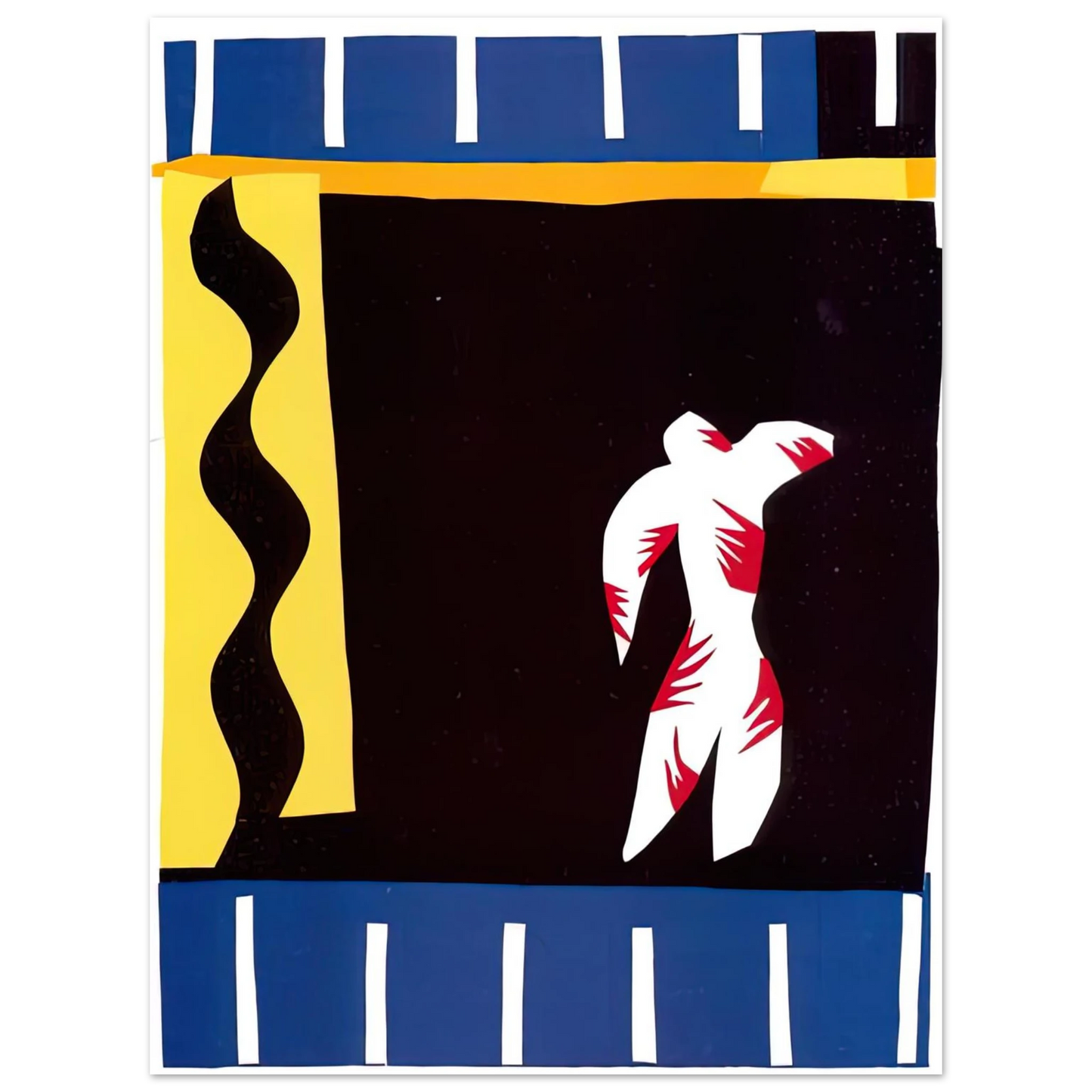 Henri Matisse - THE CLOWN 1943  75x100 cm / 30x40inches Fine Art Poster