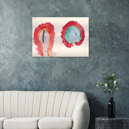 WHEAT AND WORMWOOD 1922 - Hilma af Klint Brushed Aluminum Print - 70x100 cm / 28x40 inches | Hilma af Klint Aluminum Print | Hilma af Klint Prints