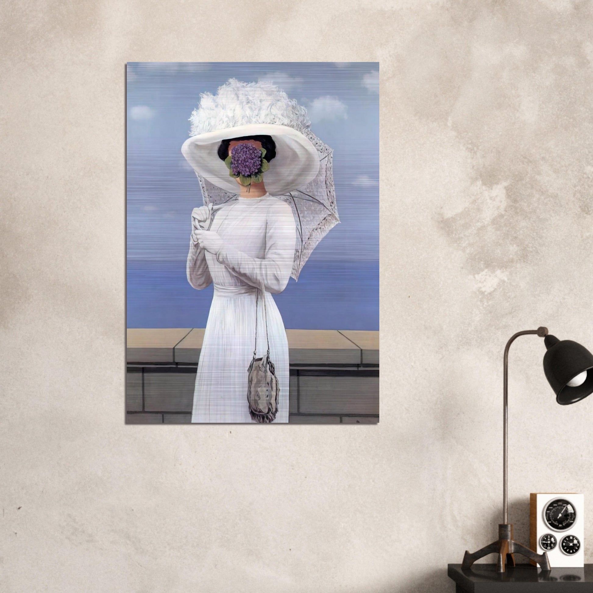 THE GREAT WAR 1964 1 - Rene Magritte Brushed Aluminum Print - 70x100 cm / 28x40 inches | Rene Magritte Aluminum Print | Rene Magritte Prints