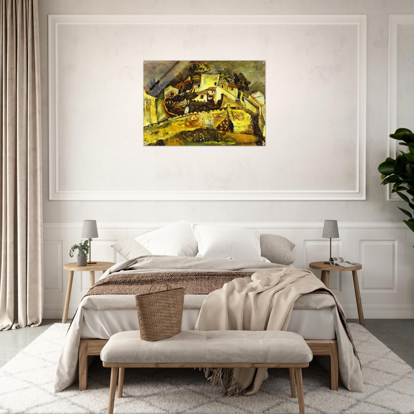 LANDSCAPE AT CAGNES - Chaim Soutine Acrylic Print - 70x100 cm / 28x40″ inches