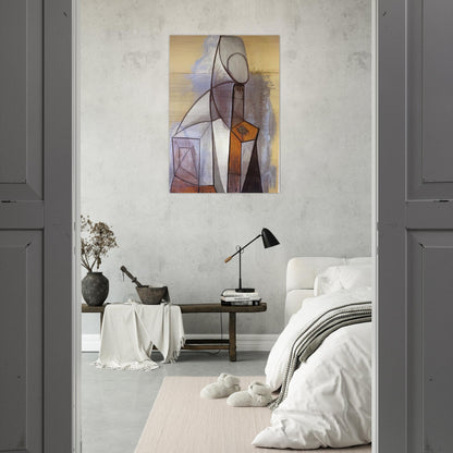 Composition - 1946 - Pablo Picasso Brushed Aluminum Print - 70x100 cm / 28x40 inches | Pablo Picasso Aluminum Print | Pablo Picasso Prints
