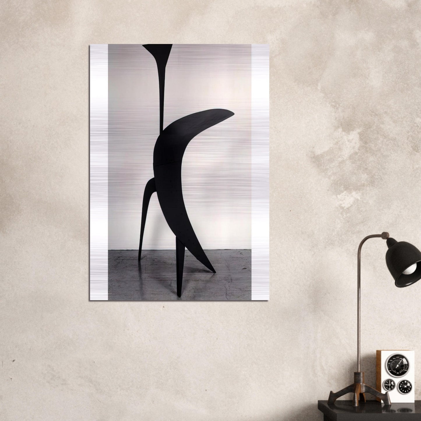 THE BIG EAR 1943 - Alexander Calder Brushed Aluminum Print - 70x100 cm / 28x40 inches | Alexander Calder Aluminum Print | Alexander Calder Prints