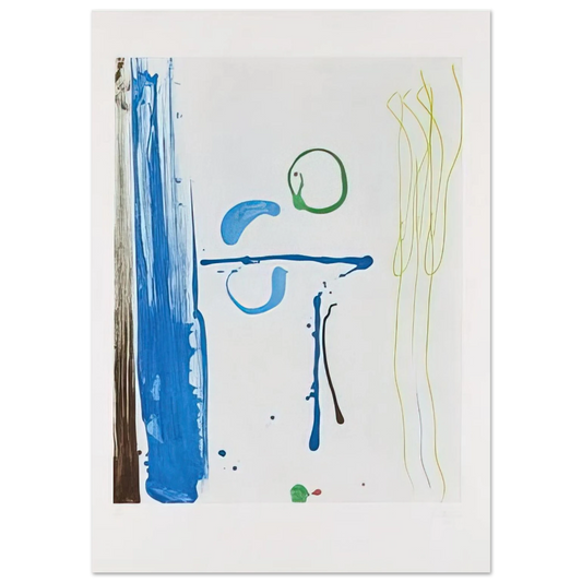 Helen Frankenthaler - Sunshine After Rain - 1987 Wall art - 13x18 cm / 5x7 inches - Fine Art Poster-canvas - -