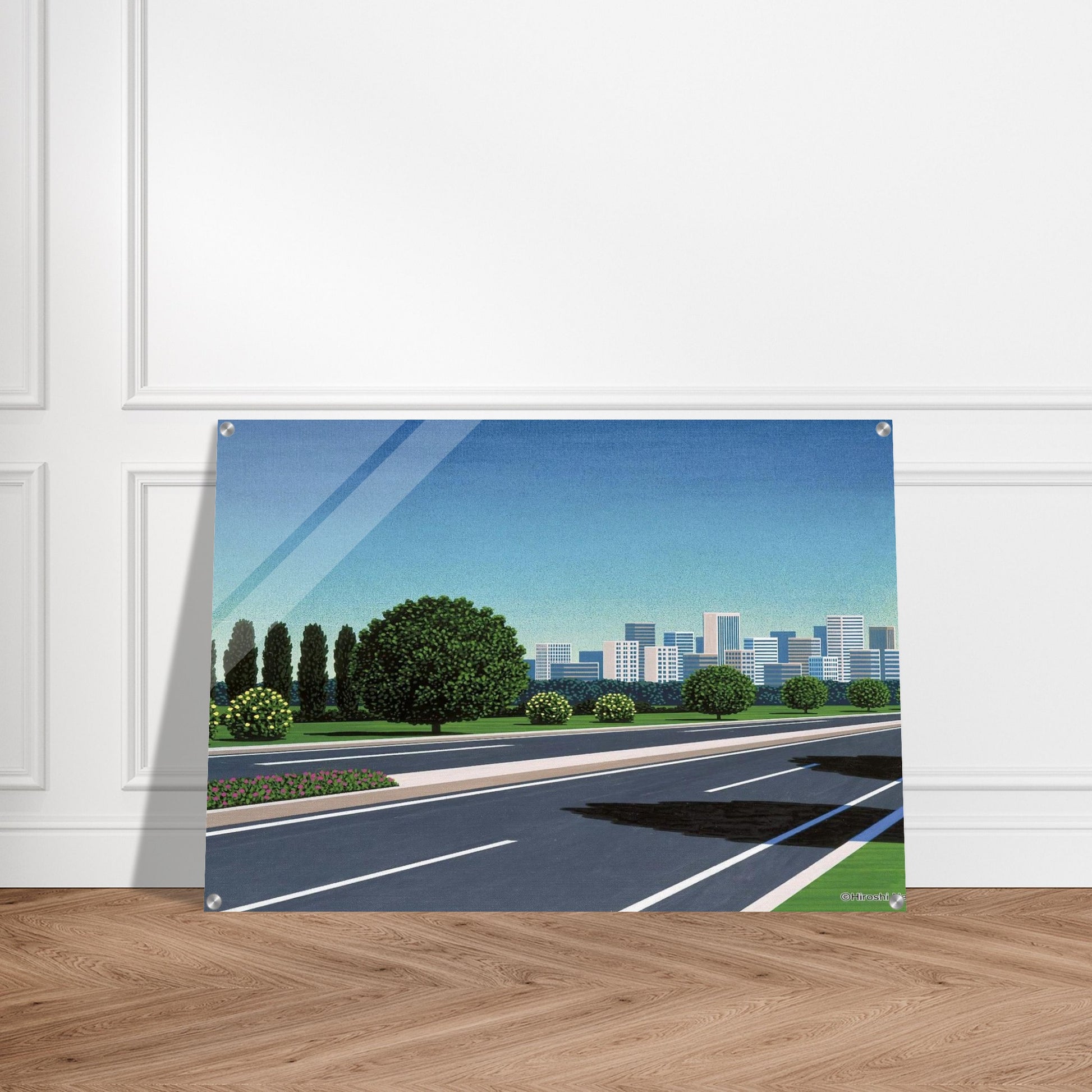 City Highway - Hiroshi Nagai Acrylic Print - 70x100 cm / 28x40″ inches