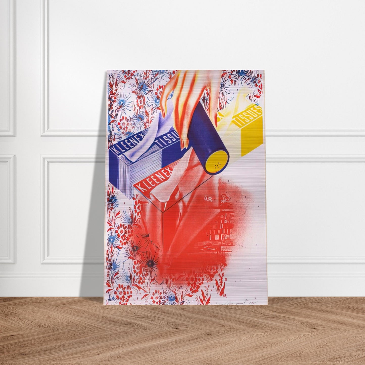Campaign - James Rosenquist Brushed Aluminum Print - 70x100 cm / 28x40 inches | James Rosenquist Aluminum Print | James Rosenquist Prints