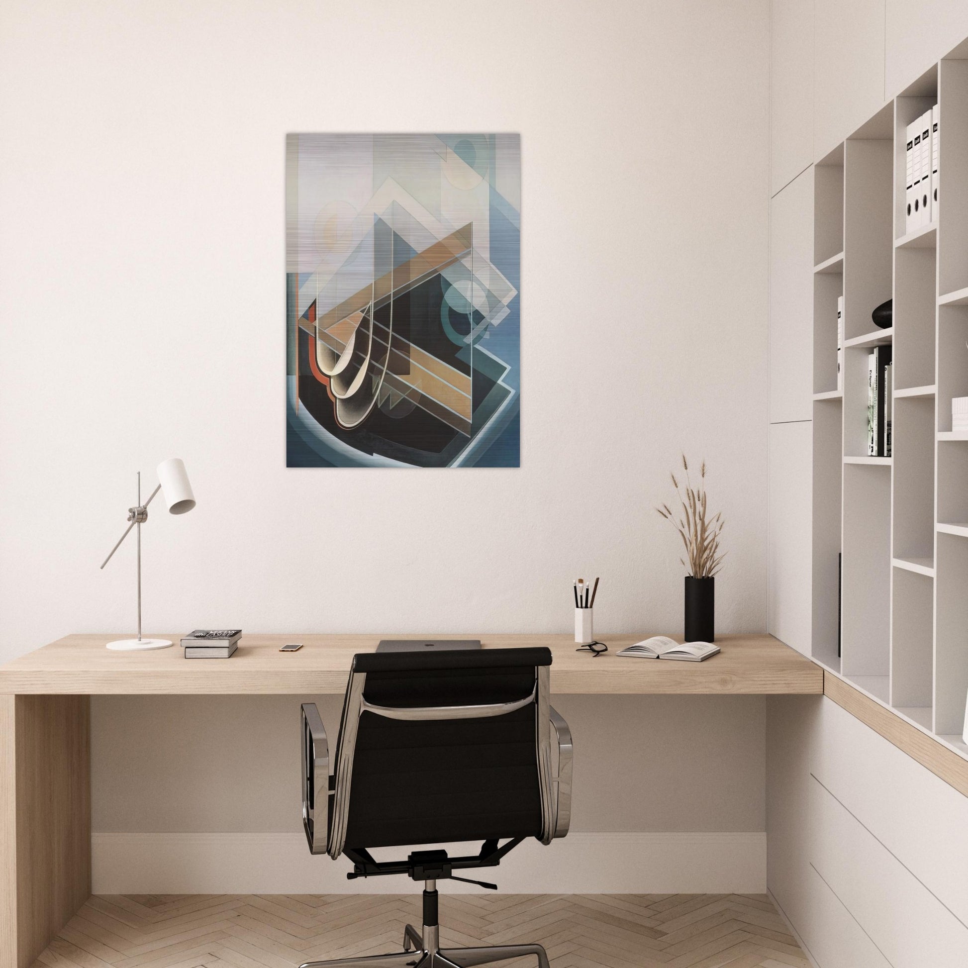 Abstract No. 7 - 1939 - Lawren Harris Brushed Aluminum Print - 70x100 cm / 28x40 inches | Lawren Harris Aluminum Print | Lawren Harris Prints