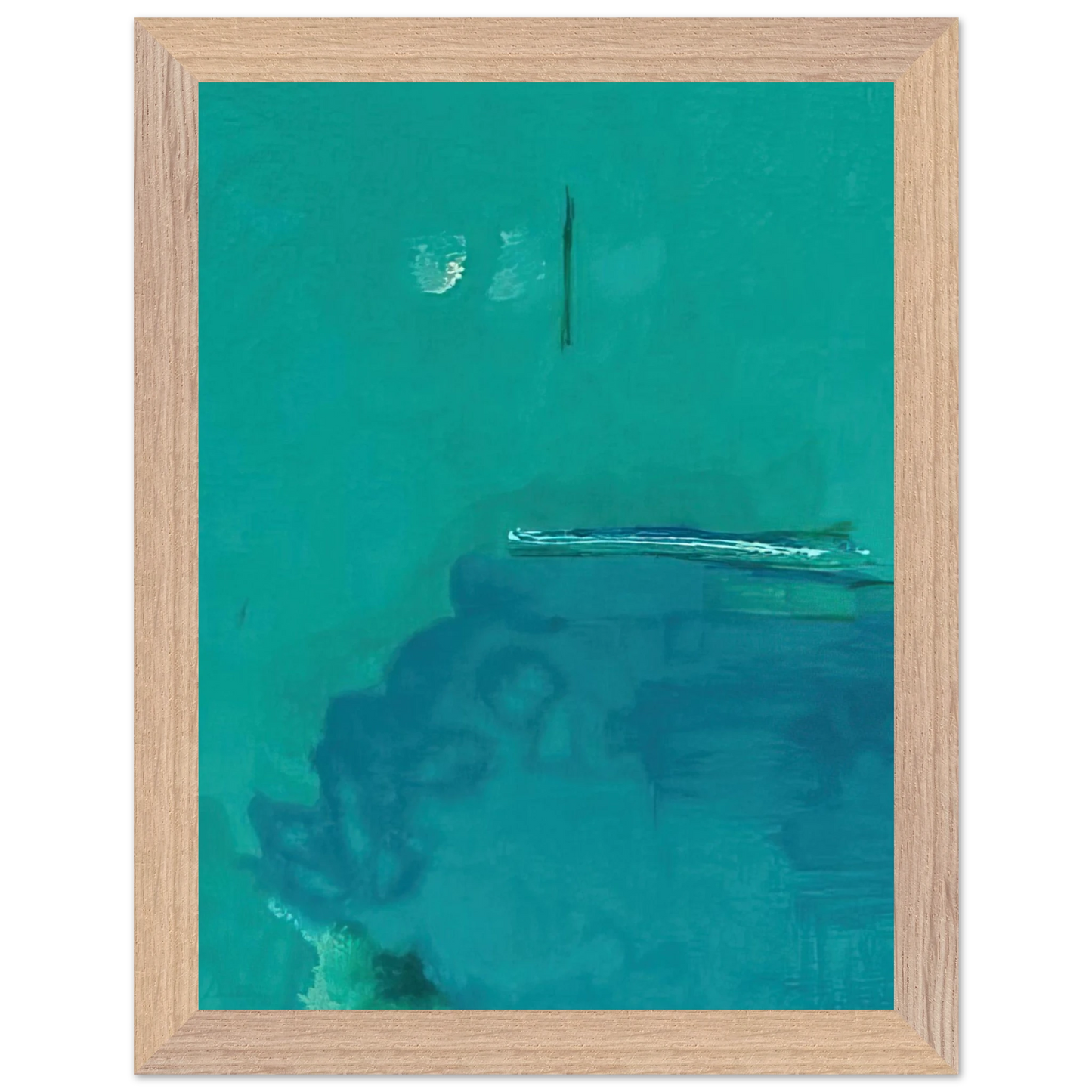 Helen Frankenthaler - Contentment Island - 2004 Wall art - 30x45 cm / 12x18 inches - Fine Art Poster-canvas - -