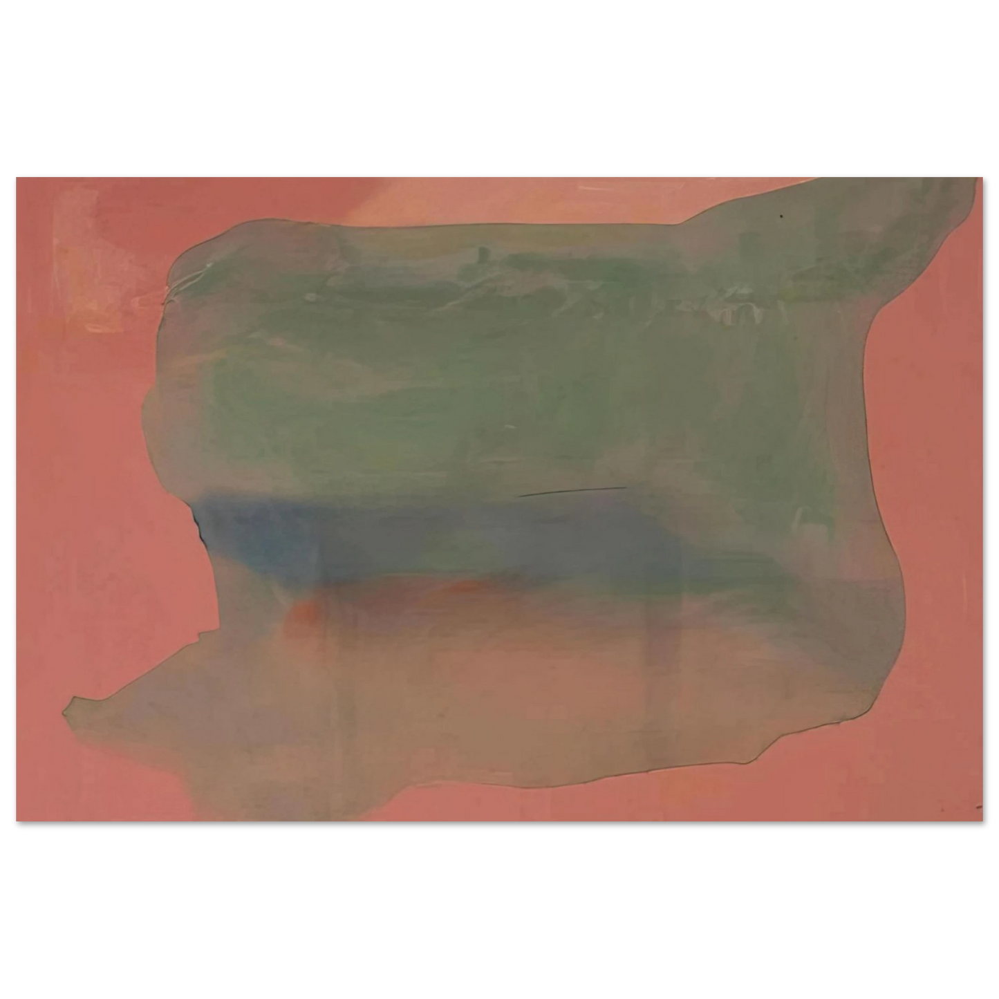 Helen Frankenthaler - Yearning - 1973 Wall art - 28x43  cm / XL (11x17 inches) - Fine Art Poster-canvas - -