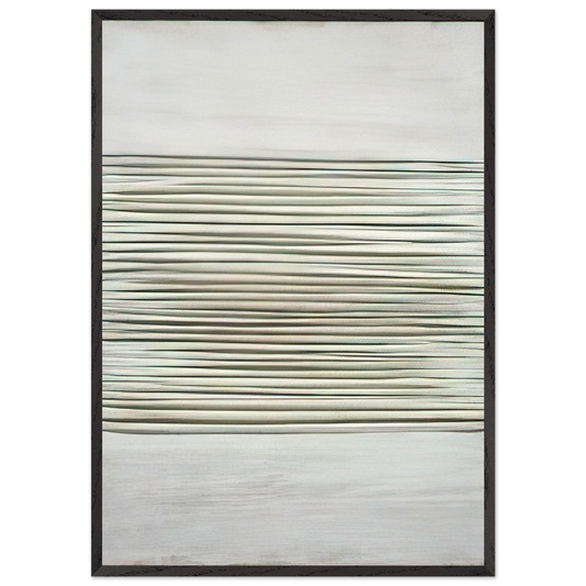Achrome - 1959 - Piero Manzoni 70x100 cm / 28x40 inches Framed Art Print – Black Wooden Frame