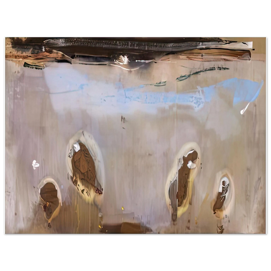 Helen Frankenthaler - Tethys, 1981- Wall Art - 21x29.7 cm / 8x12" - Fine Art Poster-canvas - -
