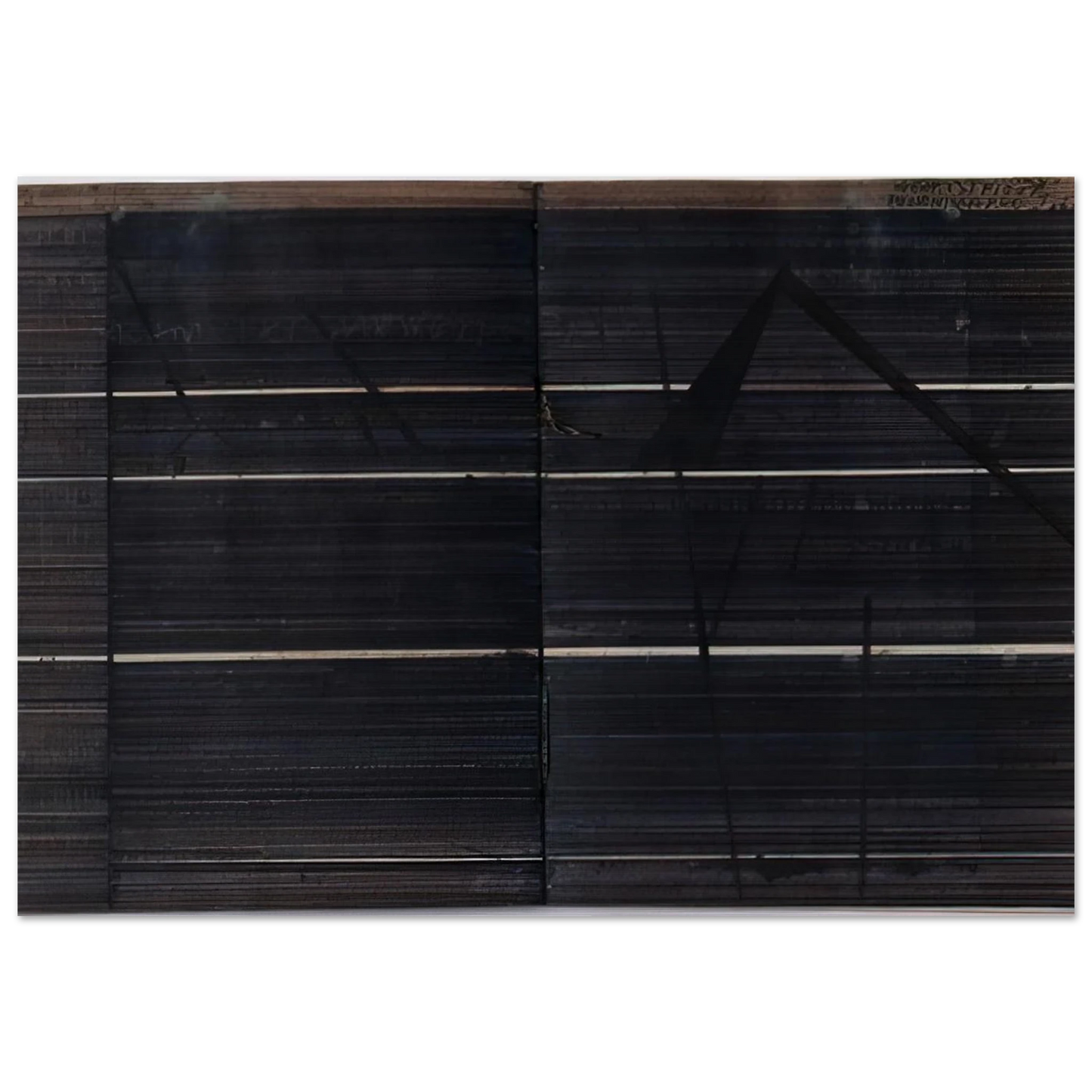 Diary pages - Minimalism - Nasreen Mohamedi Brushed Aluminum Print - 70x100 cm / 28x40 inches | Nasreen Mohamedi Aluminum Print | Nasreen Mohamedi Prints