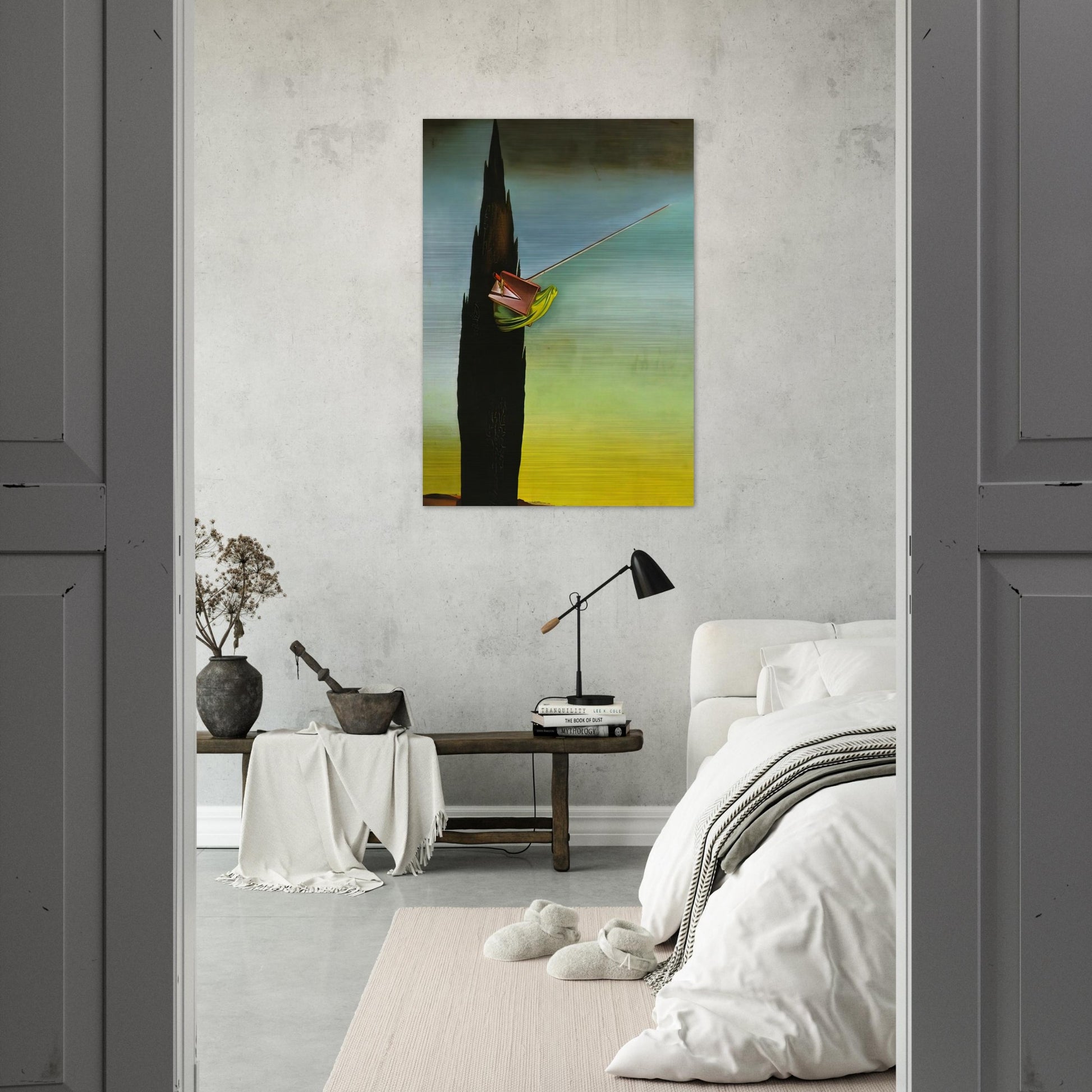 SURREALIST ESSAY - Salvador Dali Brushed Aluminum Print - 70x100 cm / 28x40 inches | Salvador Dali Aluminum Print | Salvador Dali Prints