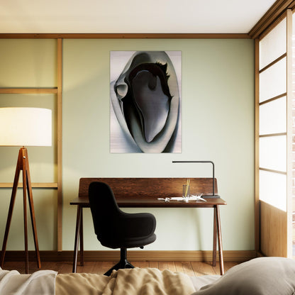 Clam and mussel - Georgia O'Keeffe Brushed Aluminum Print - 70x100 cm / 28x40 inches | Georgia O'Keeffe Aluminum Print | Georgia O'Keeffe Prints