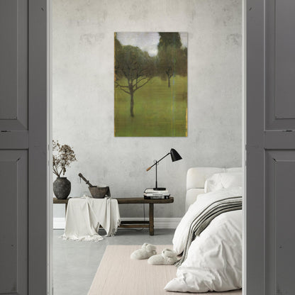 ORCHARD - Gustav Klimt Brushed Aluminum Print - 70x100 cm / 28x40 inches | Gustav Klimt Aluminum Print | Gustav Klimt Prints