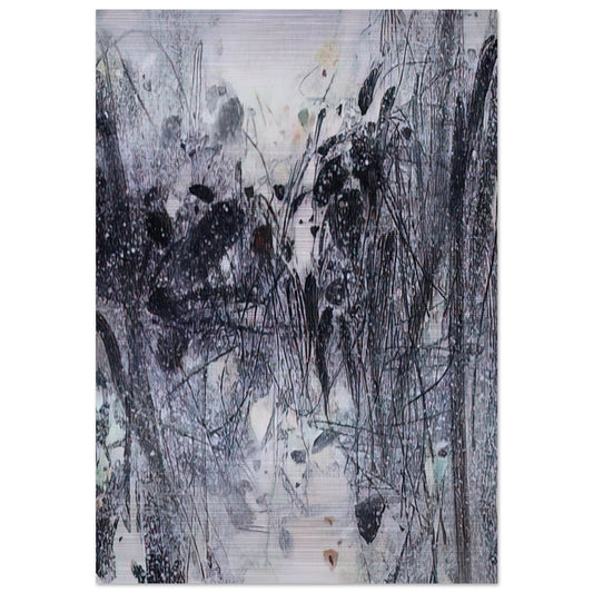 EVOCATION BLEUE 1989 - Chu teh Chun Brushed Aluminum Print - 70x100 cm / 28x40 inches | Chu teh Chun Aluminum Print | Chu teh Chun Prints