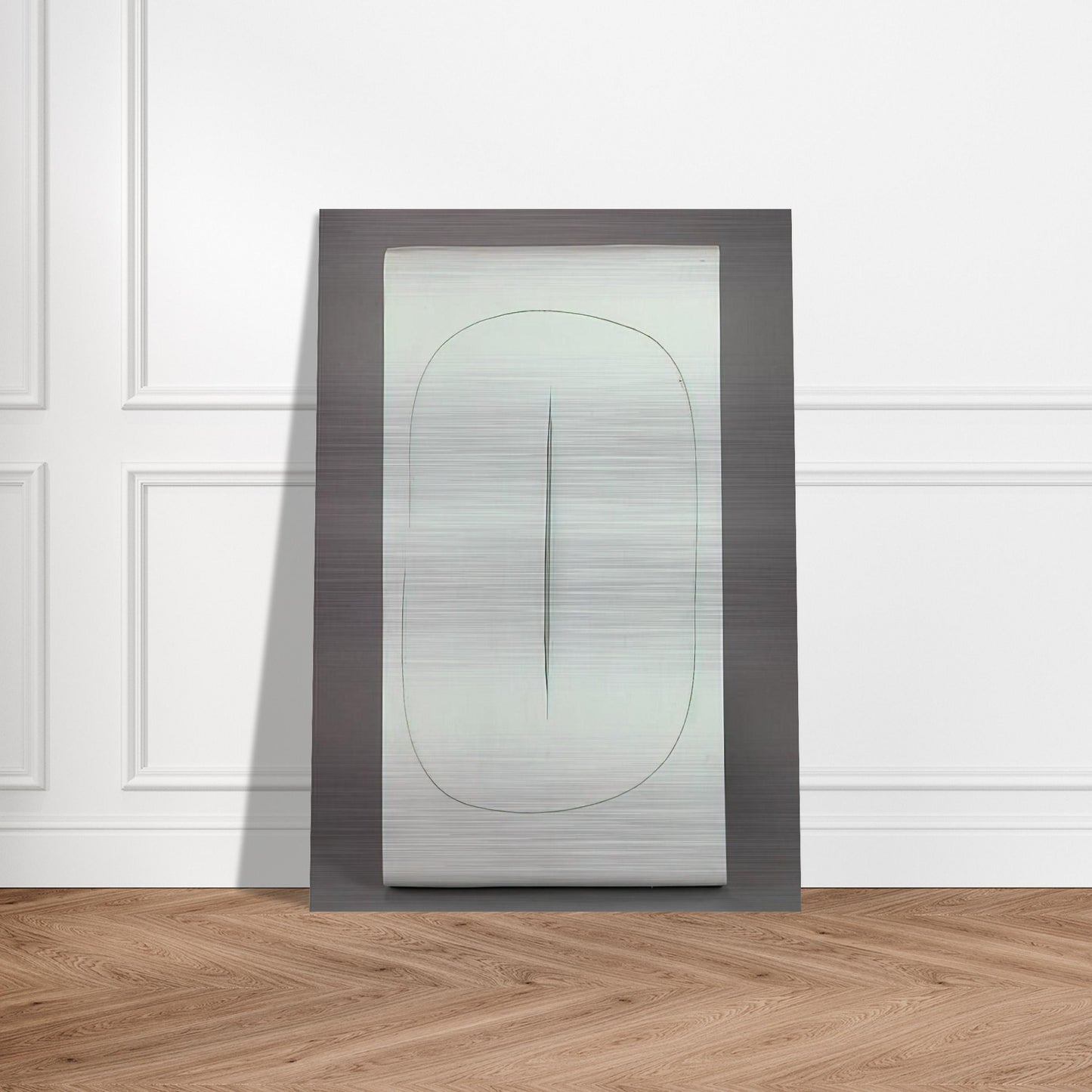 Concept Spatiale - 1968 - Lucio Fontana Brushed Aluminum Print - 70x100 cm / 28x40 inches | Lucio Fontana Aluminum Print | Lucio Fontana Prints