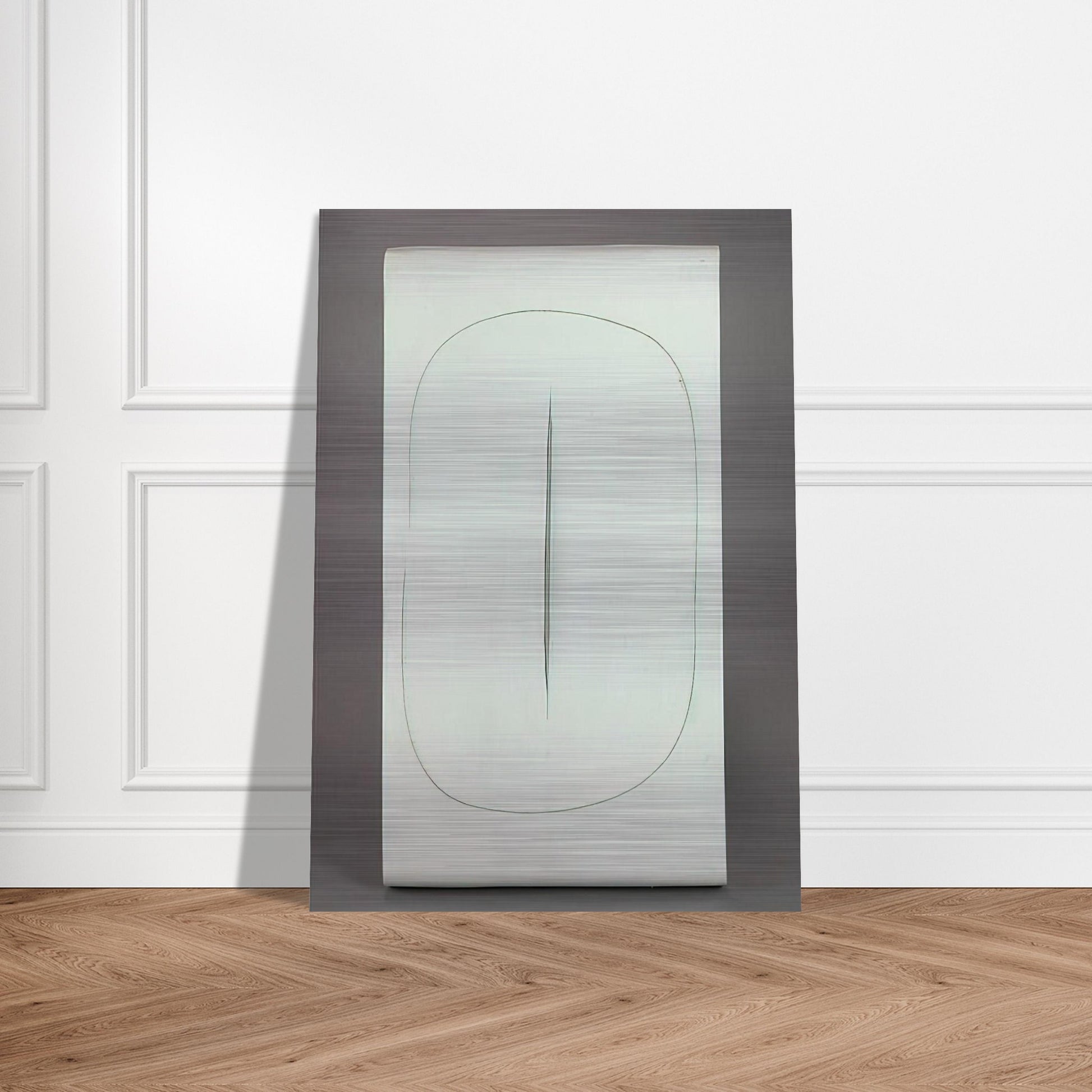 Concept Spatiale - 1968 - Lucio Fontana Brushed Aluminum Print - 70x100 cm / 28x40 inches | Lucio Fontana Aluminum Print | Lucio Fontana Prints