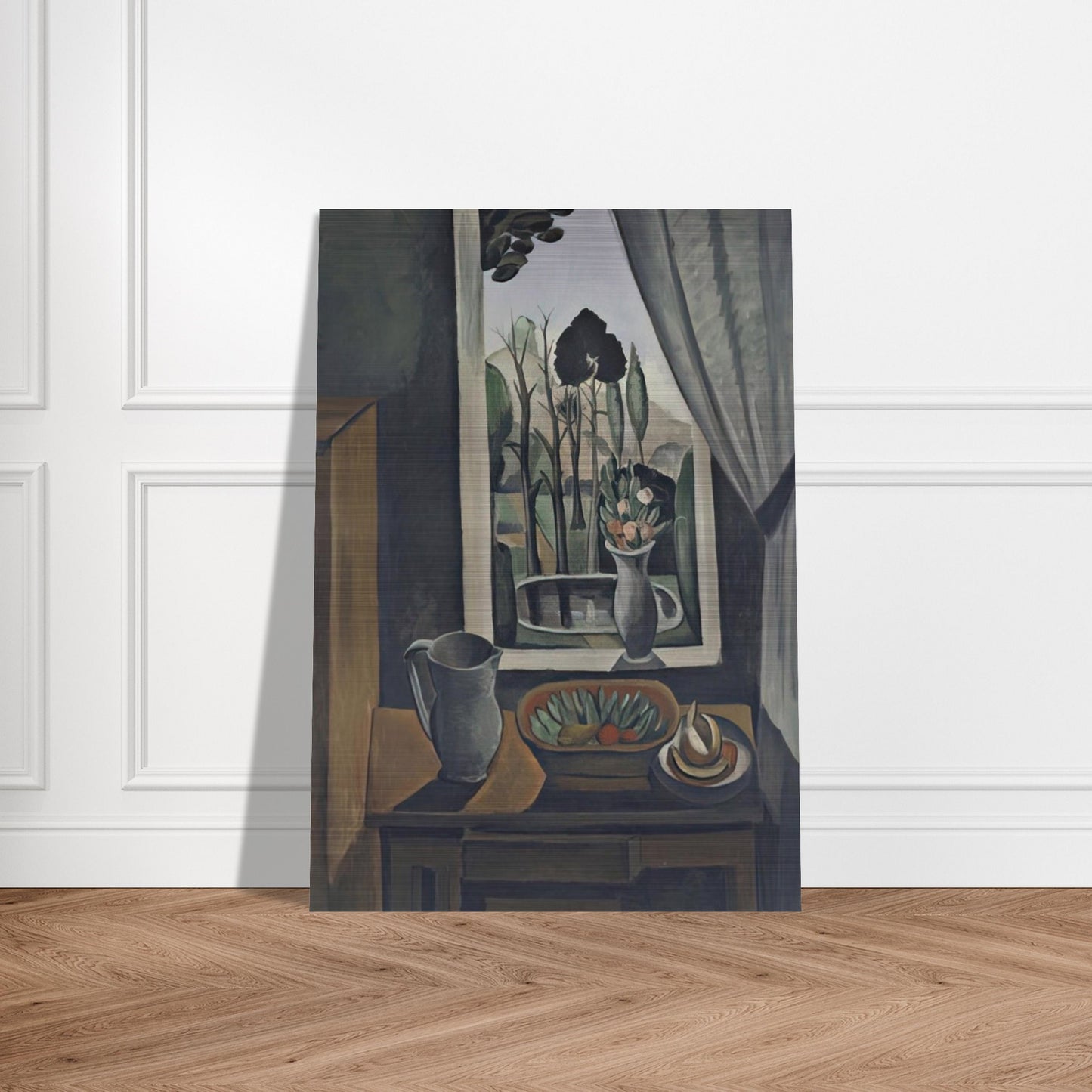 WINDOW AT VERS 1912 - Andre Derain Brushed Aluminum Print - 70x100 cm / 28x40 inches | Andre Derain Aluminum Print | Andre Derain Prints