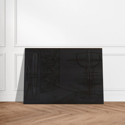 Stillness - 1956 - Jimmy Ernst Brushed Aluminum Print - 70x100 cm / 28x40 inches | Jimmy Ernst Aluminum Print | Jimmy Ernst Prints