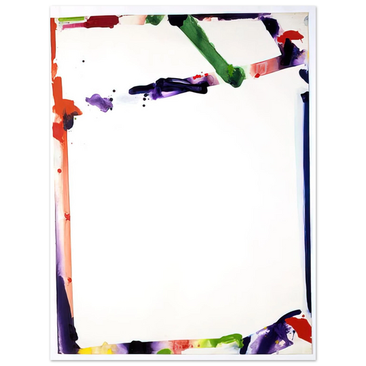 Sam Francis - Untitled  SF71-045   75x100 cm / 30x40inches Fine Art Poster