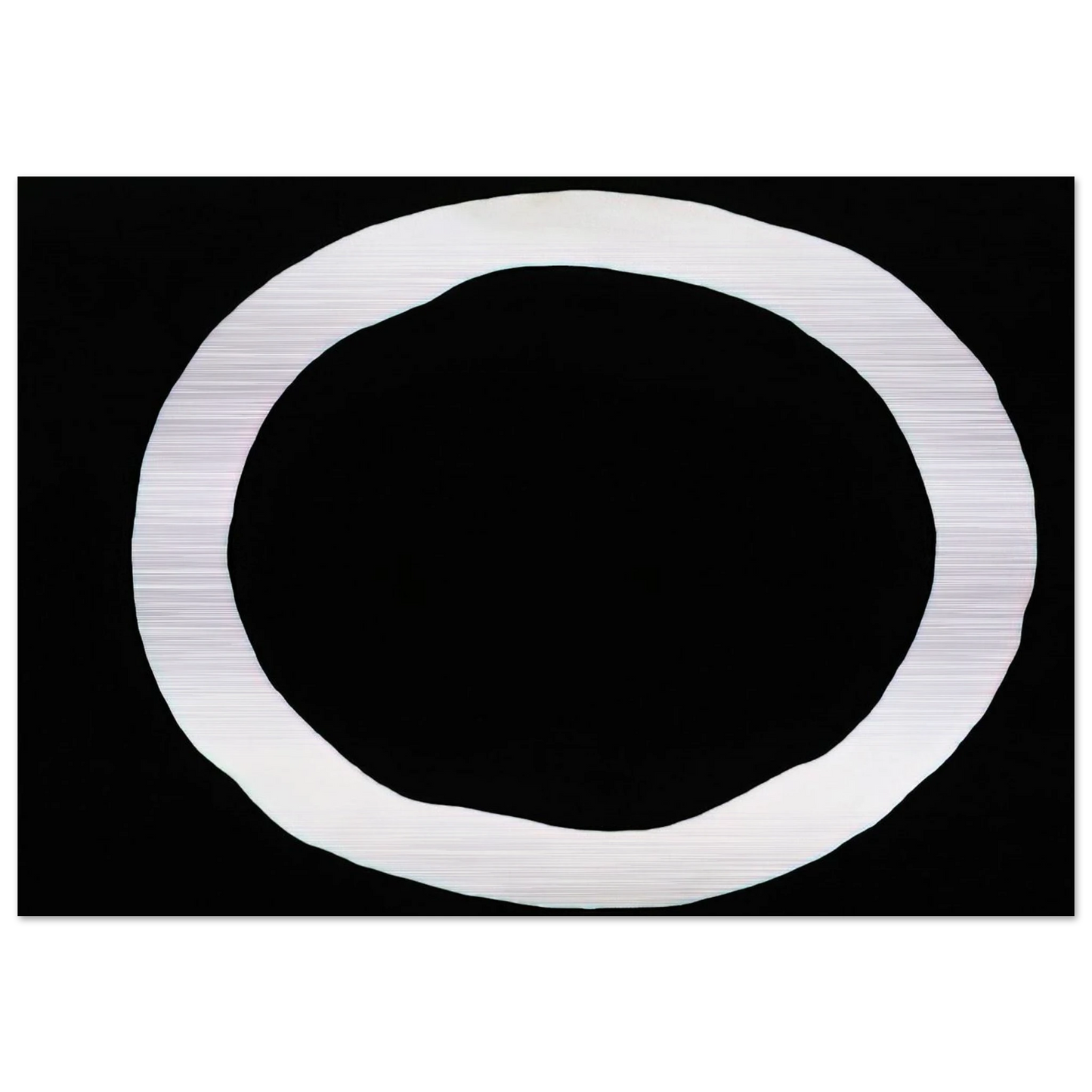 To Martha's Memory - 1970 - Jiro Yoshihara Brushed Aluminum Print - 70x100 cm / 28x40 inches | Jiro Yoshihara Aluminum Print | Jiro Yoshihara Prints