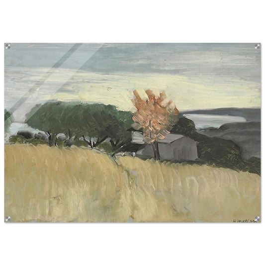 CHAMPS DE BLE A CAGNES 1918 - Henri Matisse Acrylic Print - 70x100 cm / 28x40″ inches