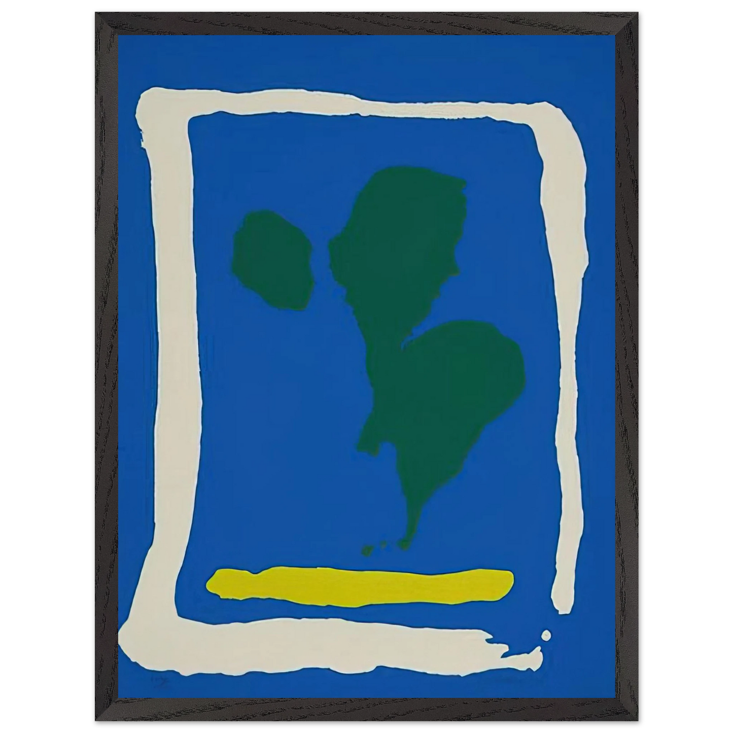 Helen Frankenthaler - Air Frame - 1965 Wall art - 60x80 cm / 24x32 inches - Fine Art Poster-canvas - -