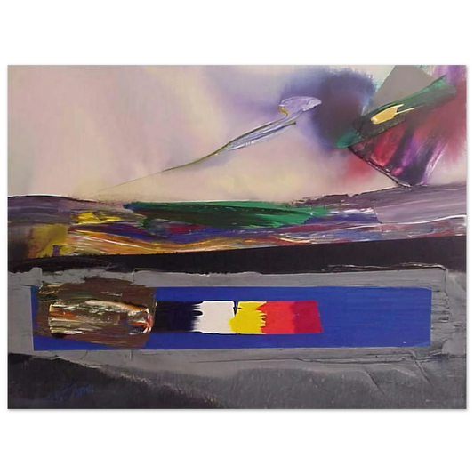 Paul Jenkins - Phenomena Prism Yield - 1986  75x100 cm / 30x40inches Fine Art Poster