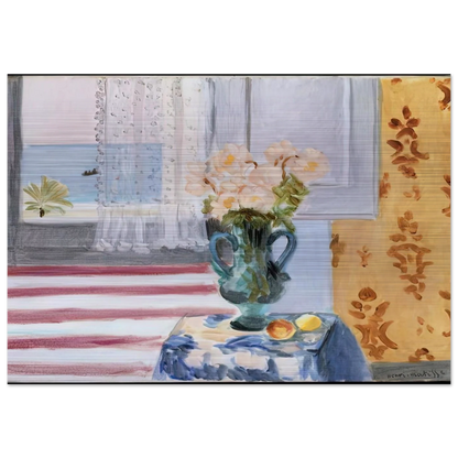 VASE OF FLOWERS 1924 - Henri Matisse Brushed Aluminum Print - 70x100 cm / 28x40 inches | Henri Matisse Aluminum Print | Henri Matisse Prints