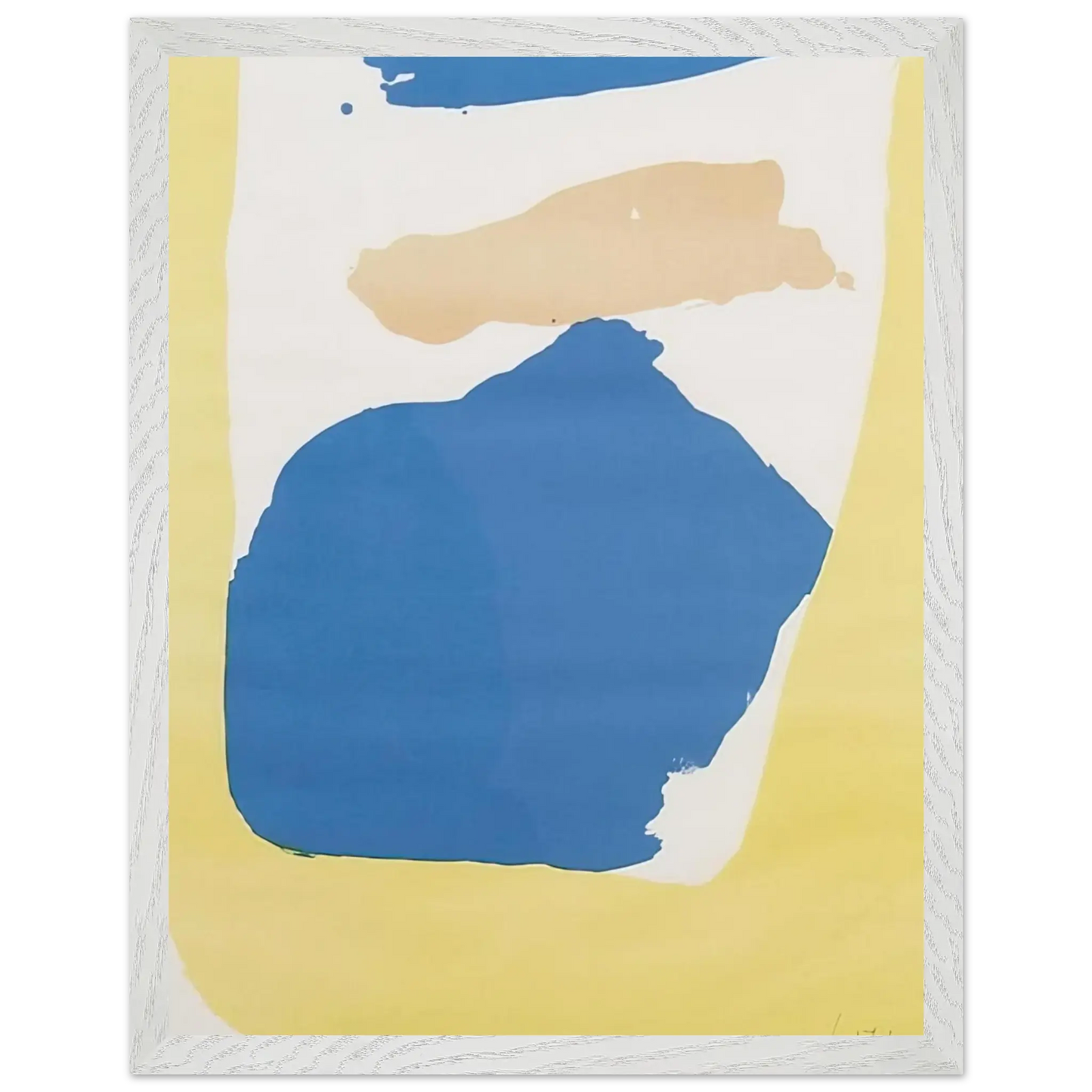Helen Frankenthaler - Frankenthaler Preview - 1965 Wall art - 30x40 cm / 12x16 Inches - Premium Wooden Framed Poster With Fine Art Paper - Wood frame