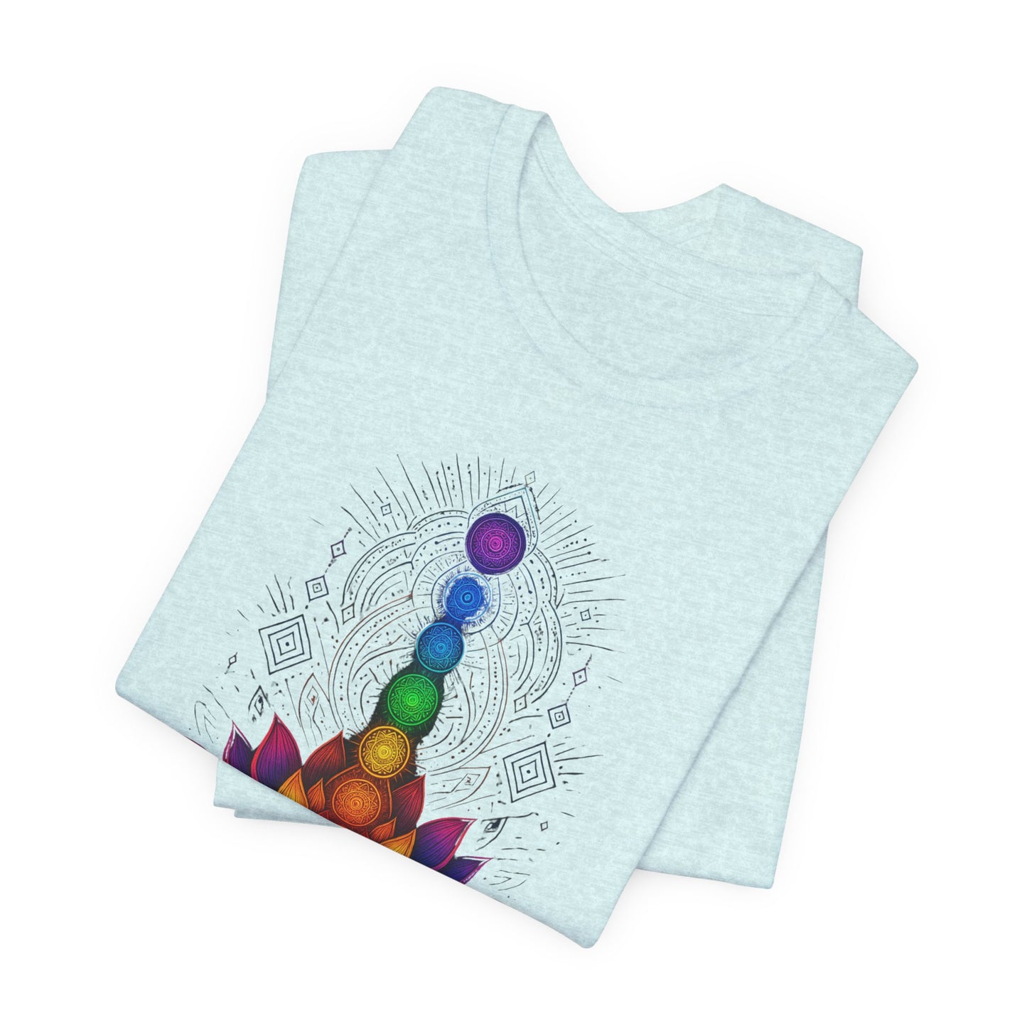 Chakra-Lotusblume, spiritueller Yoga-Liebhaber