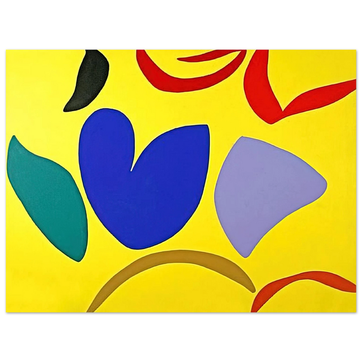 Ray Parker - M-yellow - 1965  75x100 cm / 30x40inches Fine Art Poster